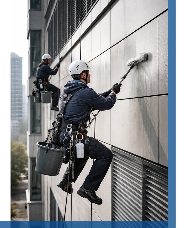 Мойка вентилируемого фасада в Выксе от 259 р. | ВЫСОТНИК-Вкс