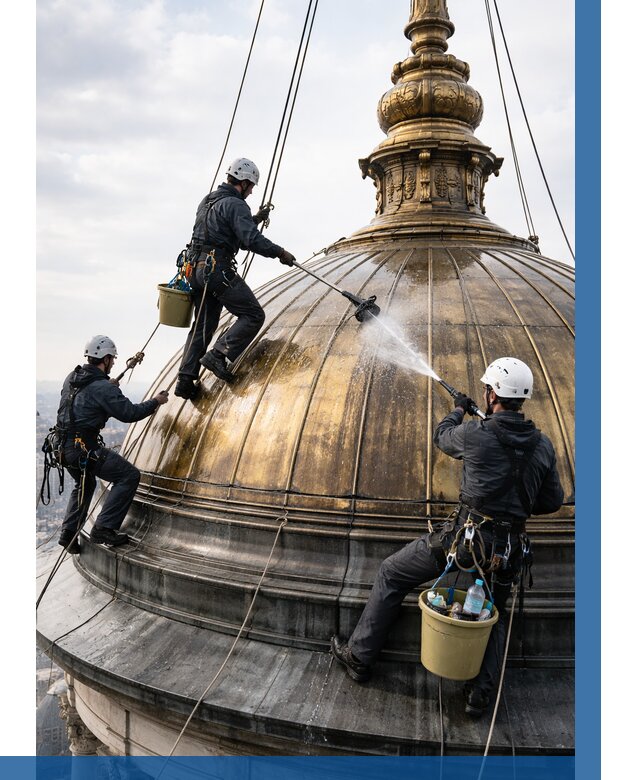 Мойка куполов и шпилей в Выксе от 8296 р. - заказать | ВЫСОТНИК-Вкс