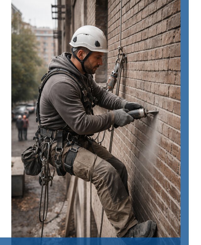 Расшивка кирпичных швов в Выксе от 622 р. | ВЫСОТНИК-Вкс