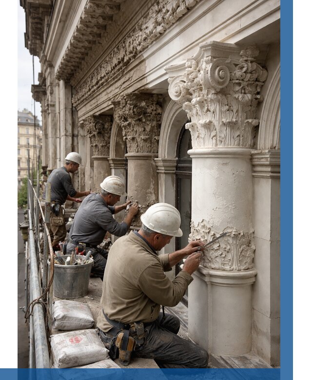 Реставрация фасадной лепнины в Выксе от 2593 р. | ВЫСОТНИК-Вкс