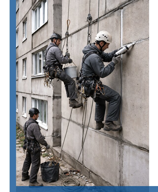 Герметизация межпанельных швов в Выксе с гарантией герметичности