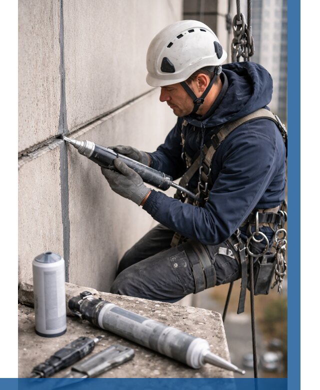 Вторичная герметизация швов в Выксе от 467 р. | ВЫСОТНИК-Вкс