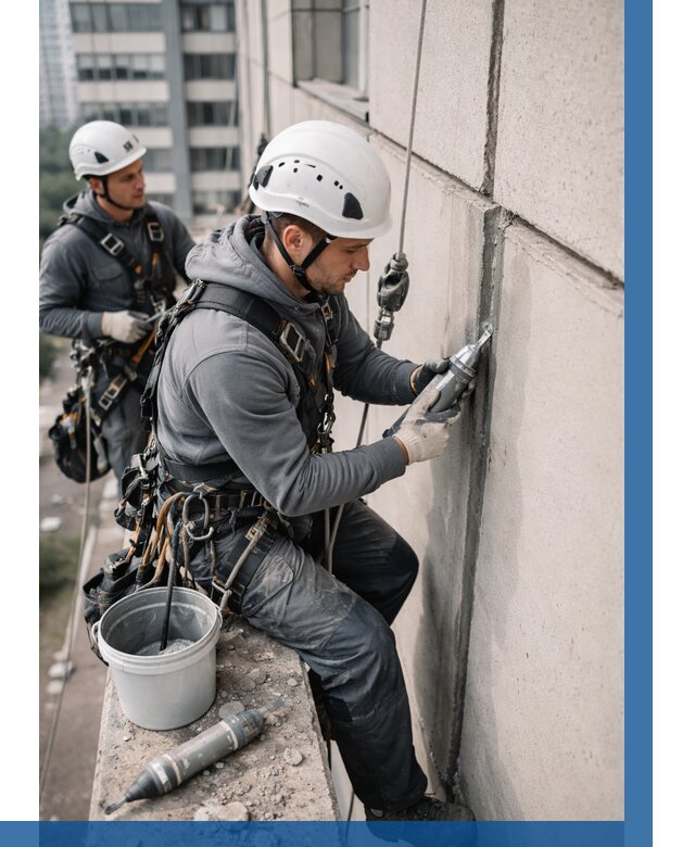 Ремонт деформационных швов здания в Выксе от 1037 р. | ВЫСОТНИК-Вкс