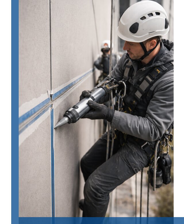 Герметизация стыков фасадных панелей в Выксе качественно и быстро