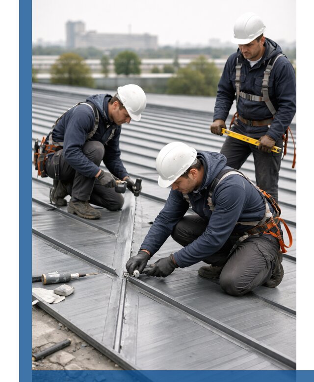 Ремонт фальцевой кровли в Выксе срочно и качественно