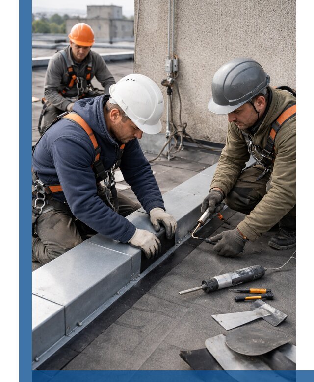 Ремонт кровельных примыканий в Выксе профессионально