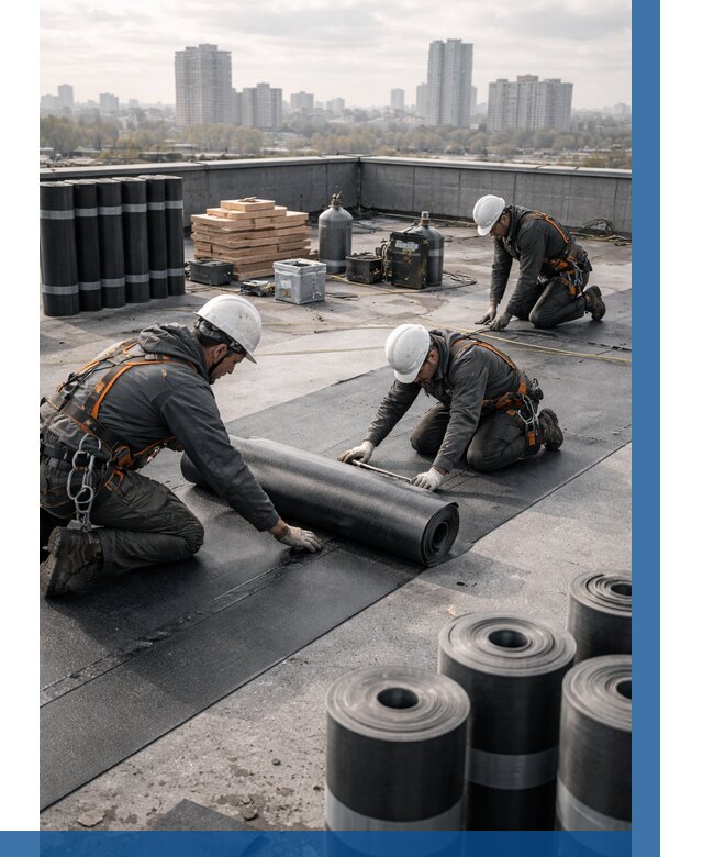 Монтаж мягкой кровли под ключ в Выксе от 467 р. | ВЫСОТНИК-Вкс