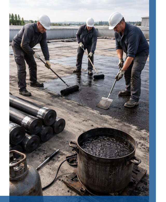 Гидроизоляция кровли мастикой в Выксе от 622 р. | ВЫСОТНИК-Вкс