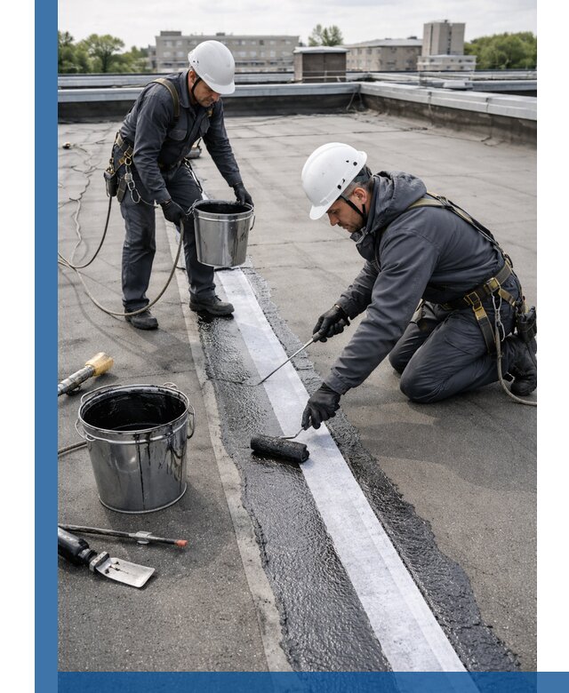 Гидроизоляция кровли мастикой в Выксе надежная защита