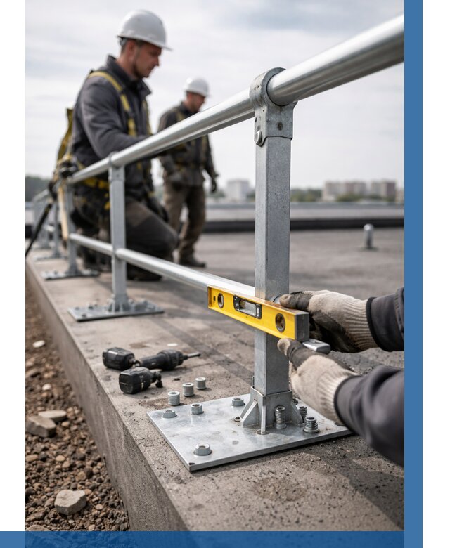 Монтаж кровельного ограждения в Выксе от 1244 р. | ВЫСОТНИК-Вкс