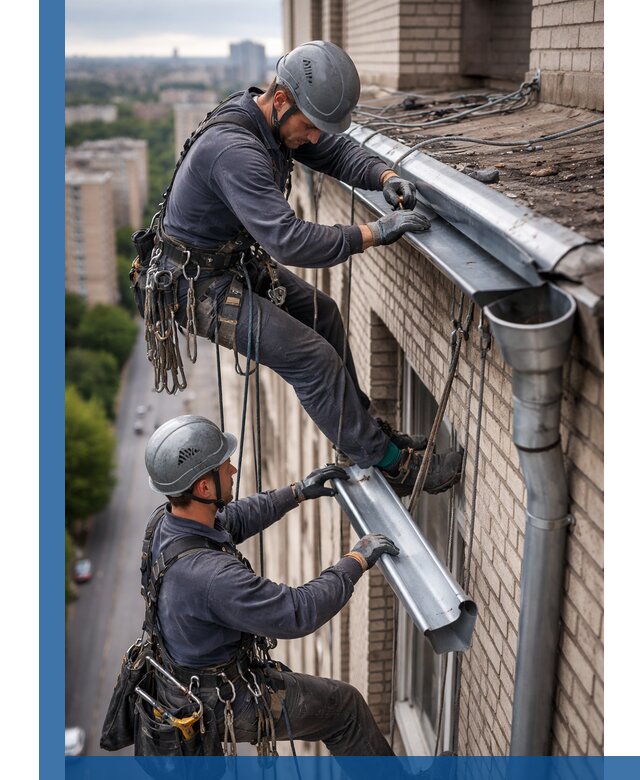 Ремонт водосточных желобов в Выксе, быстро и качественно