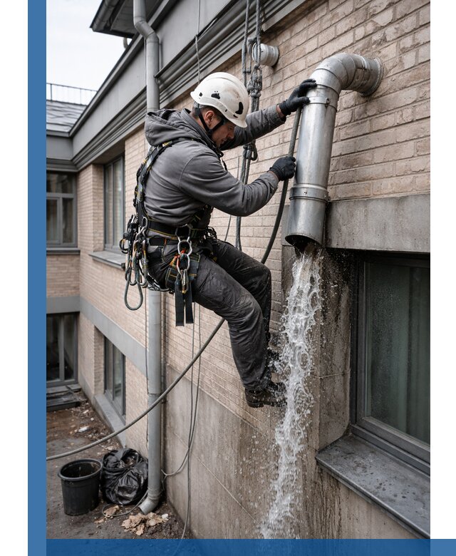 Профессиональная прочистка водосточных труб в Выксе с гарантией