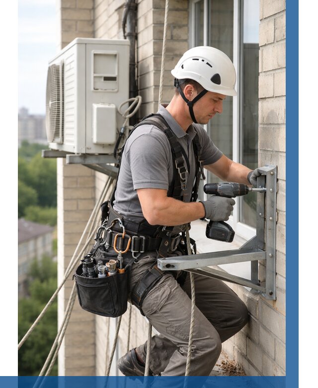 Установка кронштейнов кондиционера в Выксе от 3630 р. | ВЫСОТНИК-Вкс