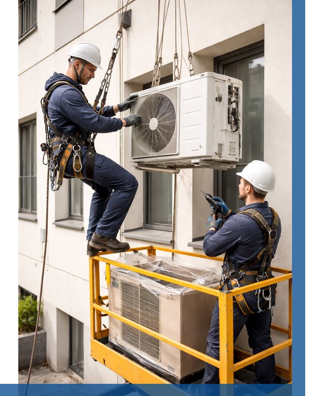 Демонтаж внешнего блока кондиционера в Выксе от 3630 р. | ВЫСОТНИК-Вкс