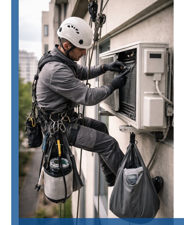 Обслуживание внешнего блока кондиционера в Выксе профессионально