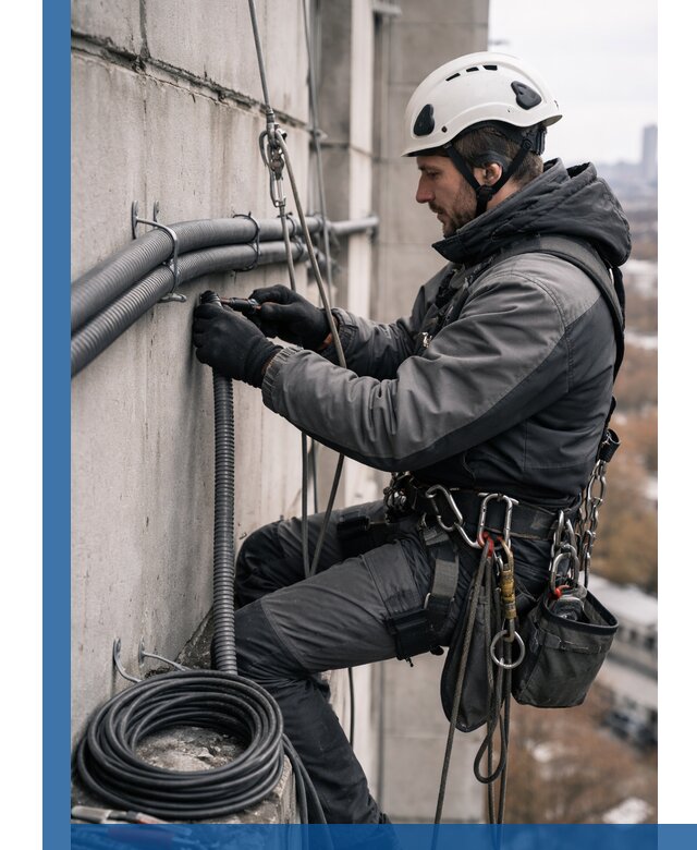 Профессиональный монтаж гофры для кабеля в Выксе с гарантией