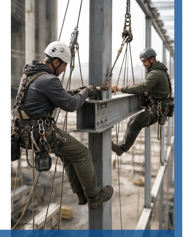 Монтаж металлоконструкций на высоте в Выксе от 3630 р. | ВЫСОТНИК-Вкс