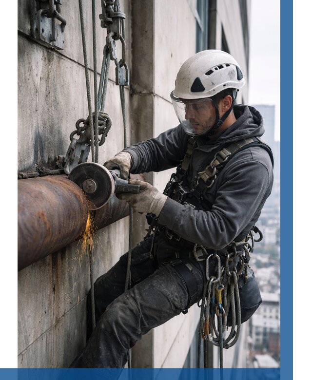 Резка металла на высоте в Выксе по цене от 4667 р. | ВЫСОТНИК-Вкс