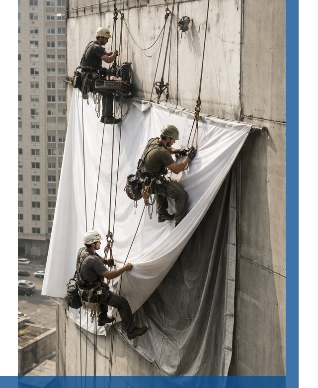 Замена баннерного полотна в Выксе от 6741 р. | ВЫСОТНИК-Вкс—заказать