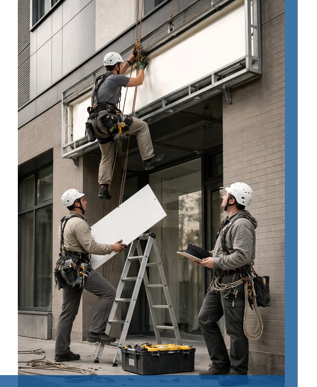 Монтаж светового короба в Выксе от 6741 р. | ВЫСОТНИК-Вкс