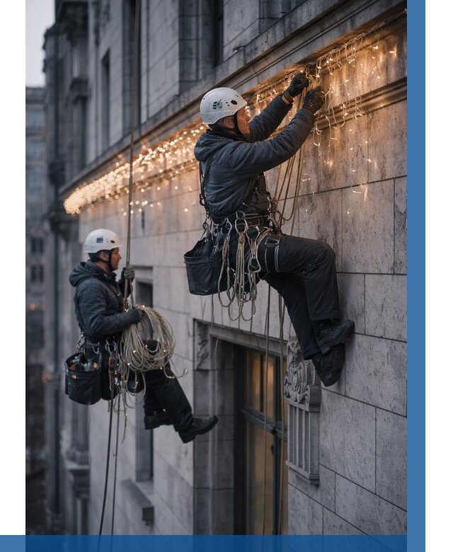 Монтаж новогодней иллюминации в Выксе от 8815 р. | ВЫСОТНИК-Вкс