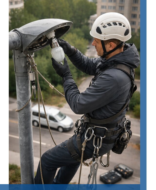 Замена ламп на высоте в Выксе от 2593 р. | ВЫСОТНИК-Вкс