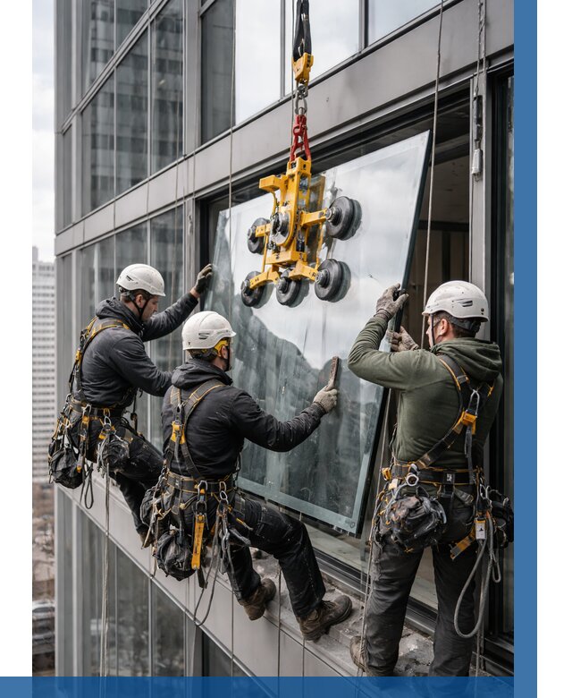 Фасадное остекление зданий под ключ в Выксе от 10370 р. | ВЫСОТНИК-Вкс