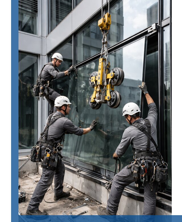 Структурное остекление фасадов в Выксе монтаж и обслуживание