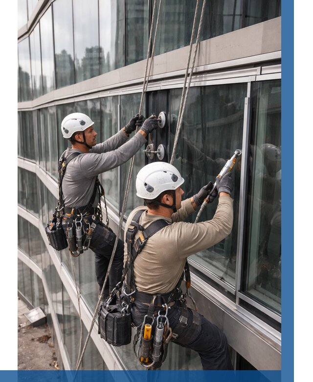 Радиусное остекление фасада в Выксе от 12444 р. | ВЫСОТНИК-Вкс