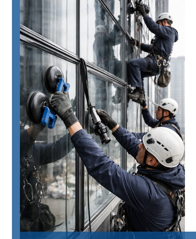 Радиусное остекление фасадов под ключ в Выксе с гарантиями