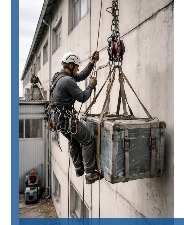 Подъем грузов на высоту в Выксе для промышленных объектов