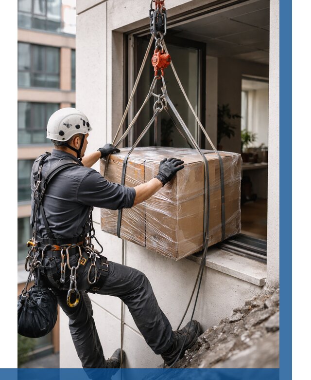 Подъем груза через окно в Выксе от 4667 р. | ВЫСОТНИК-Вкс