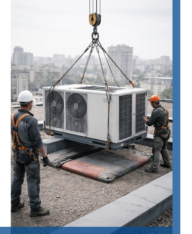 Подъем груза на крышу в Выксе от 5185 р. | ВЫСОТНИК-Вкс заказать