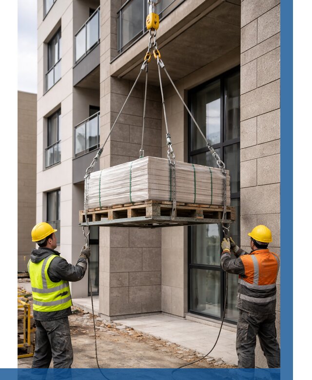 Подъем керамогранита на этаж в Выксе от 3630 р. | ВЫСОТНИК-Вкс