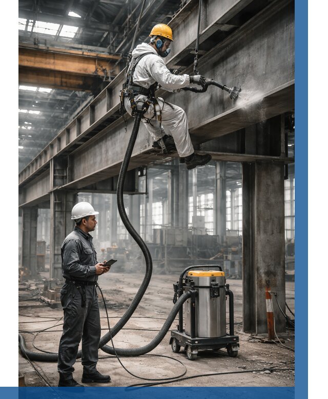 Обеспыливание конструкций в цехе в Выксе от 4355 р. | ВЫСОТНИК-Вкс