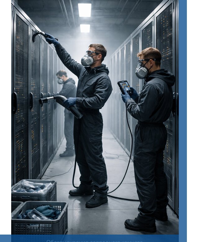 Обеспыливание серверной комнаты в Выксе от 4667 р. | ВЫСОТНИК-Вкс