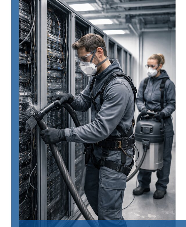 Обеспыливание серверной комнаты в Выксе, профессиональная очистка