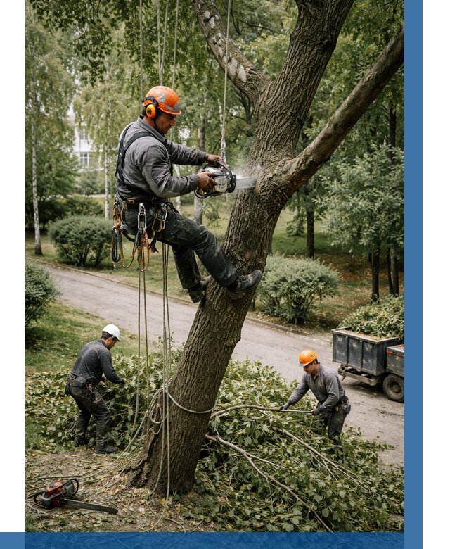 Кронирование деревьев в Выксе от 6741 р. | ВЫСОТНИК-Вкс