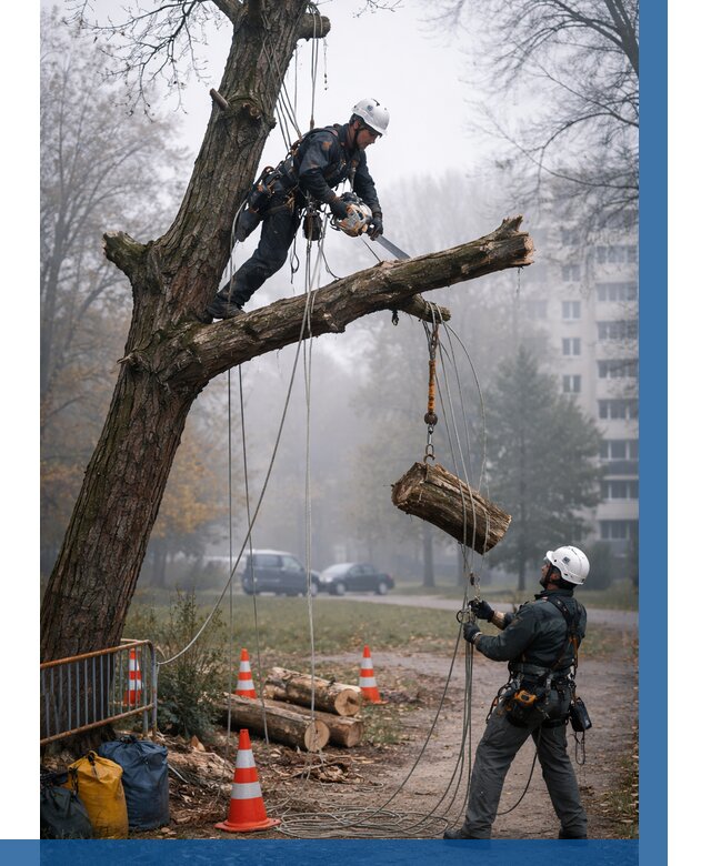 Удаление аварийных деревьев в Выксе от 15555 р. | ВЫСОТНИК-Вкс
