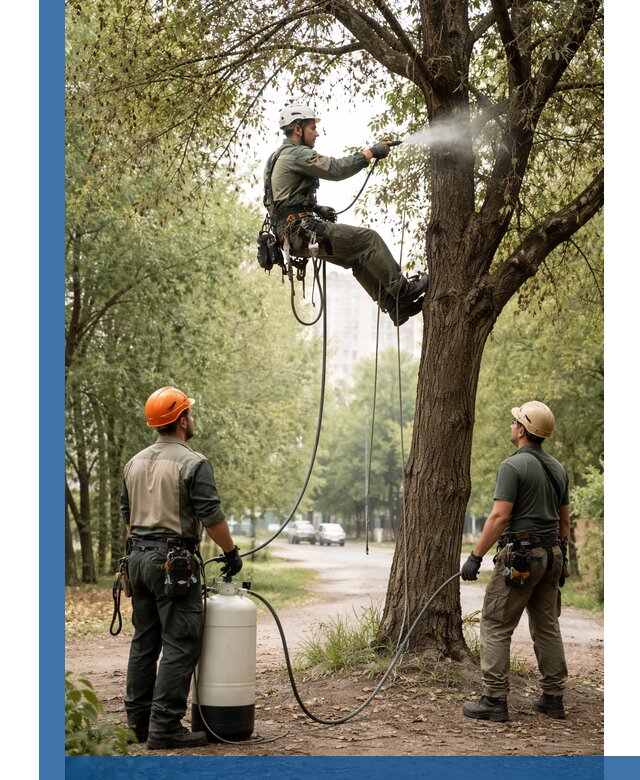 Обработка деревьев от вредителей в Выксе профессиональная защита