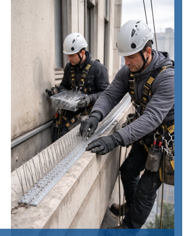 Установка шипов от птиц в Выксе от 881 р. | ВЫСОТНИК-Вкс