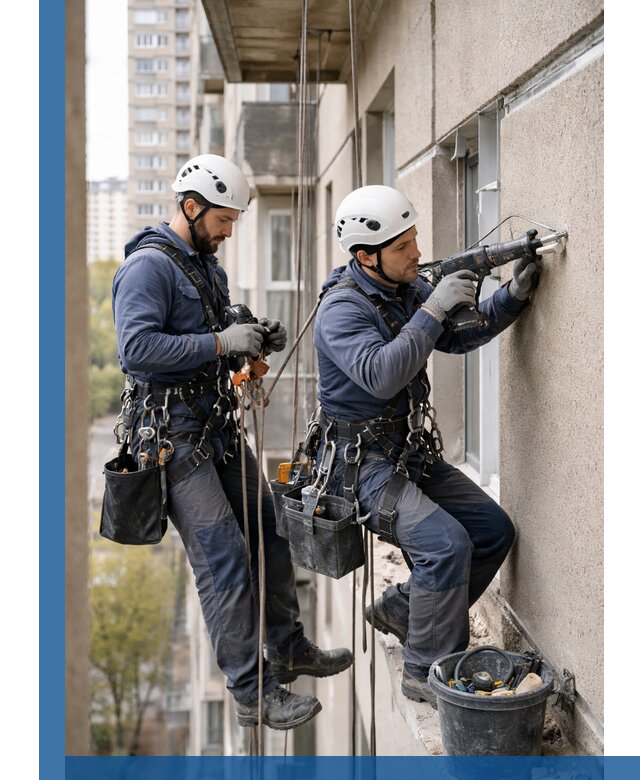 Промышленные альпинисты высотные работы и монтаж в Выксе